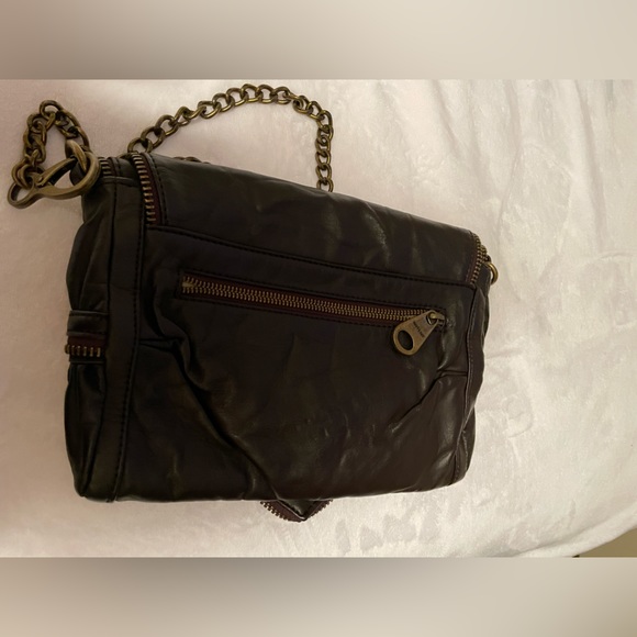 Matt & Nat Crossbody Purse. Chocolate Brown. - Picture 2 of 3